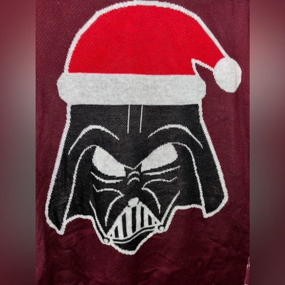 Nice Disney 100 Star Wars Darth Vader Ugly Christmas Sweater Mens New - Picture 12 of 15